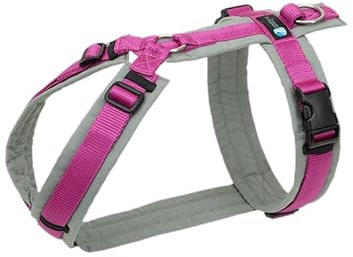 anny-x Brustgeschirr Fun grau pink - XL