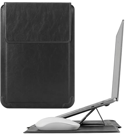 Hyfant 14 Inch Laptop Sleeve Case with Stand for MacBook Pro/MacBook Air/ThinkPad X1/Dell XPS/Lenovo Yoga/HP Pavilion/ASUS Zenbook/Acer Aspire, Compatible with 13.3'' 13.6'' 14.5'' Laptop Chromebook