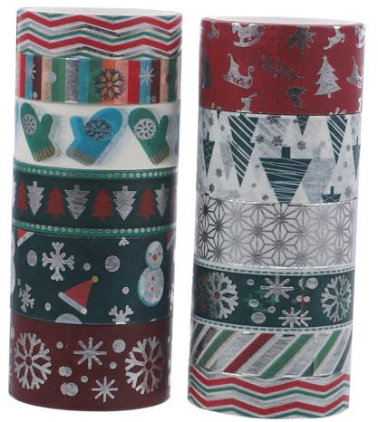 Operitacx 36rollen Weihnachts Washi Tape Dekoratives Klebeband Für Diy-projekte Pro Geeignet Für Scrapbooking Und Feiertagsdekoration