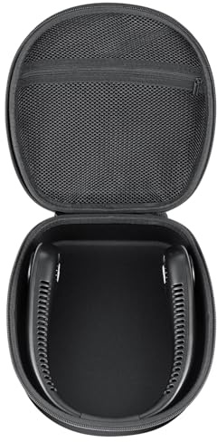 Funda compatible con PenKou/para JISULIFE/para FrSara/para CIVPOWER/para ASNUG/para ventilador de cuello portátil DGLK. Funda de ventilador portátil. Caja de almacenamiento personal recargable por USB