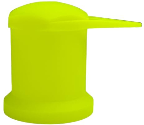 MelTruck Radmutterkappen mit Positionsanzeige Ø32 mm Schutz Abdeckung für LKW Schrauben (60, Neon gelb (Oben), Höhe - 54,5 mm)