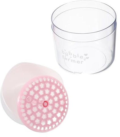 FRCOLOR Facial Foam Maker Bubble Maker Plastic Foaming Cleanser Tool for Face Wash Fast Dense Foam Suitable for Daily Skincare and Shower Use