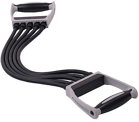 Kisangel Fitness Rope Brust Expander Fitnessgerät Mit Einstellbarer Zugkraft Für Muskelaufbau Zuhause Und Büro Training Langlebiges Elastisches Gym Equipment Für Arme Und Rücken