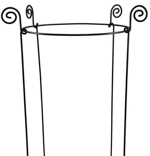 Hirsch Terracotta Staudenhalter rund Ø 90cm H 90 cm Vollmaterial stabil Rankhilfe Pflanzenstütze Pflanzenhalter