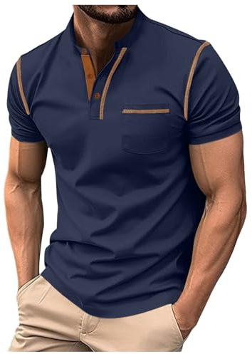 Poloshirt Herren Kurzarm Mit Brusttasche Atmungsaktiv Schnelltrocknend Tshirt Sommer Tshirt Arbeit Hemd Funktions Poloshirt Slim Fit Freizeithemd Business Shirt Sportshirt Tennis Oberteile