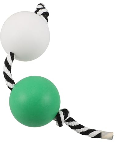 WEKADRIN Asalato Shaker Vert et Blanc Résistant Balles de Percussion à Main Antichoc pour Entraînement Rythme et Spectacles Musicaux