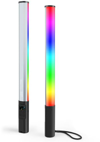 VBESTLIFE Handheld Light Wand, RGB LED Video Light Stick with 132 LEDs, 2500K-9000K Adjustable, CRI 95+, for Photography Videography