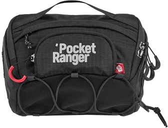 VSGO Pocket Ranger Sac banane pour appareil photo 2,4 L en nylon 420D imperméable, base résistante à l'abrasion, doublure pliable et amovible, 3 modes de transport (poitrine, épaule, suspension)