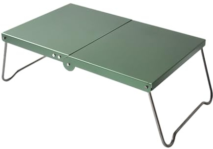 Mini-Klapptisch Für Den Außenbereich – Faltbarer Campingtisch, Leichter Aluminium-Schreibtisch, Kompaktes Tragbares Design Mit Tragetasche Und Robusten Halterungen | Reise- Und Campingausrüstung Für K