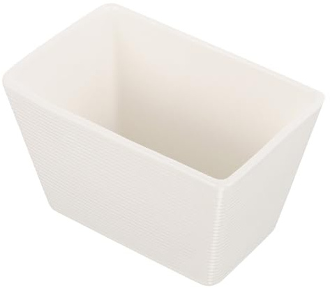 AUTSUPPL Azucarero de Cerámica en Forma de Cubo Pequeño 4 Pulgadas, Tarro Multifunción para Azúcar en Cubos y Sobres, Contenedor Reutilizable para Cocina y Café Doméstico
