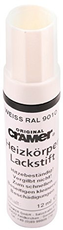 Cramer Stylo de retouche pour radiateur - 9010 - Blanc