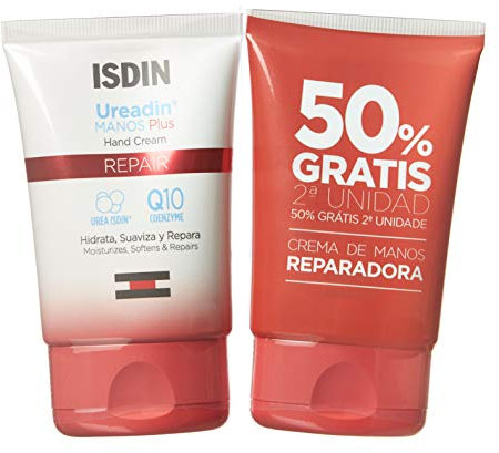 ISDIN Crema de manos reparadora, Repara, Hidrata, y Suaviza, 100 ml (Paquete de 1)