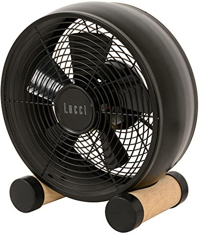 Lucci Air 213120EU Breeze - Ventilador de mesa (madera)