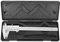 Nikou Vernier Caliper - Herramienta de medición de medidor de calib duradero de metal de acero al carbono DurableVernier de alta precisión (0-150 mm)