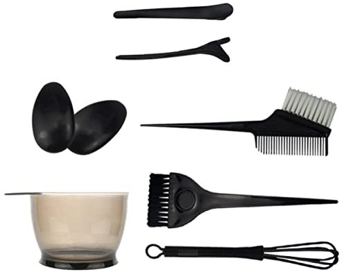 Lurrose 8st Werkzeug Zum Färben Von Haaren Werkzeuge Zum Färben Von Haarfärbemitteln Haarfärbeset Färbeschale Für Haarfärbemittel Haarfärbepinsel Haarcreme Modellieren Pp Mischbecher