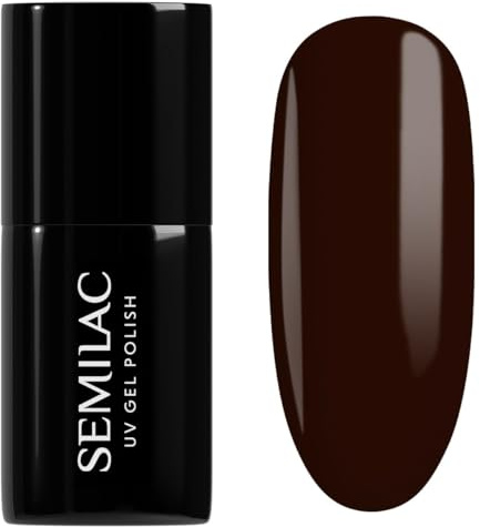 Semilac UV Nagellack Hybrid 419 Wooden Brown 7ml Kollektion Into Her Nature
