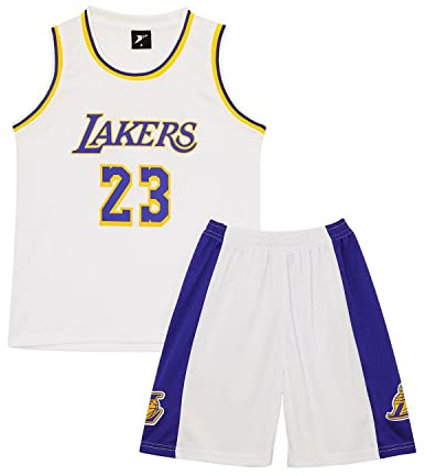 Huniam Kids Boys Basketball Kit - 2-Piece Tank Top and Shorts Set, Sleeveless Training Jersey, Gifts for 3-14 Years Old Child