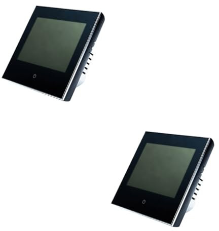 HOMSFOU 2 STK digitaler Thermostat Programmierbares Thermostat für Heizung für Gasheizsysteme programmierbarer Passive e Funk Fußbodenheizung