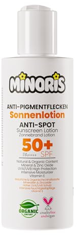 Minoris Anti-Taches Creme Solaire Visage SPF 50+ Bio Vegan 150ml