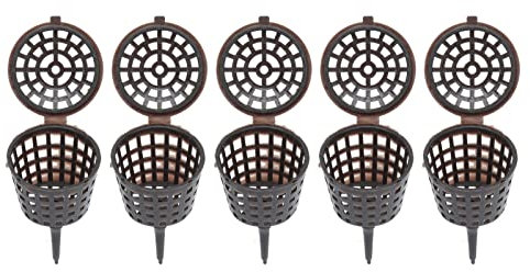 50 pièces panier d'engrais paniers en maille d'engrais plantation tasses de nutrition plantation boîte de fertilisation pour plantes en pot maison balcons jardin