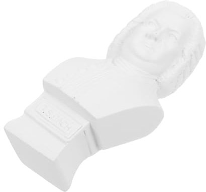 TOPBATHY Mini Musiker Büste Aus Resin Europäische Kunstharz Skulptur Detailgetreue Desktop-Dekoration Langlebig Und Pflegeleicht Elegante Wohnraum Büroverzierung