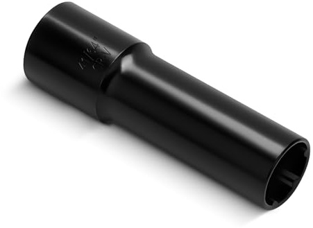 Glorider Small 6 Point Spline Lug Nut Socket, 1/2-Inch Drive Impact Square Tool – Easily Remove M12x1.5, M12x1.25, 1/2-20, M10x1.25, 3/8-20 Lug Bolts/Nuts | 1 Pc (Black)