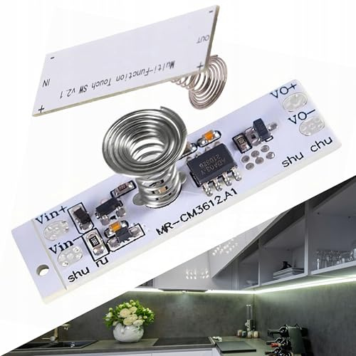 Rosfix Touch Dimmerschalter 12V 5A Kompatibel mit 12V LED Streifen