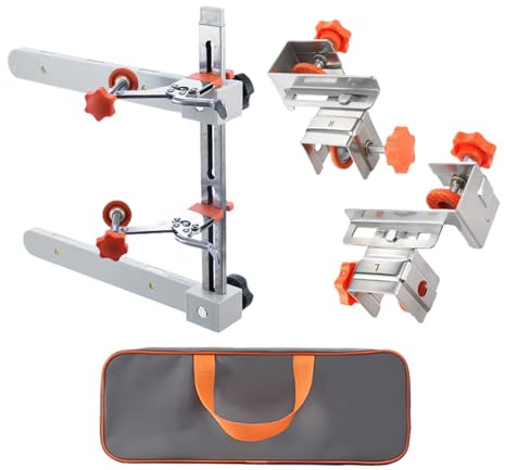 Celuicion Guía De Cajones Deslizantes | Guía De Manijas De Armario - Kit De Montaje Ajustable Herramienta De Alineación Deslizamiento Instalación Para Muebles Carpintería Procesamiento Madera Cocina