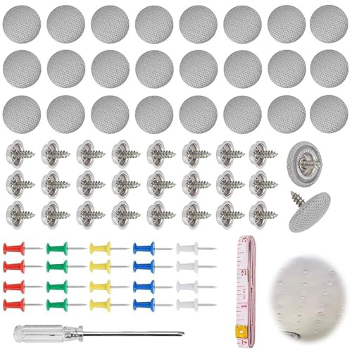 Bouton d'outils de Toit, kit Reparation Ciel Fixation Universels Lot de Kit de Réparation Voiture Fixation Rivets Attache Capitonnage Voiture résistant à l'usure pour Toutes Les Voitures