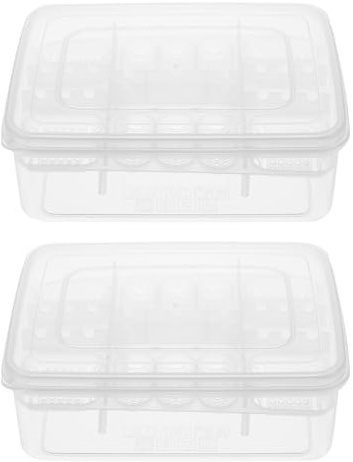 Abaodam Incubateur D'œufs de Reptiles 16 Compartiments en Plastique Léger, Boîte D'élevage Portable pour Geckos, Lézards et Serpents, Outil pour Reptiles, Incubateur Écloserie,
