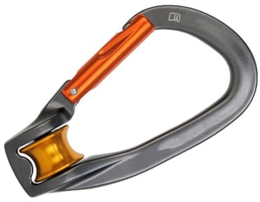 ZYKEJJDDAK Mosquetón multiusos de aleación de aluminio en forma de D de 20 KN, cierre seguro, mosquetón para equipo de escalada y equipo al aire libre, mosquetón de tornillo