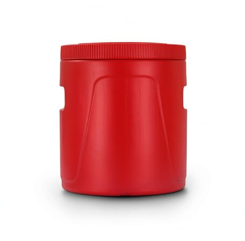 Milageto Secchio Termico Isolato Contenitore Termico Recipienti Conservazione Cibo Bevande con Inserto in Acciaio Inox Interno Liscio Chiusura a Vite Presa, 80L