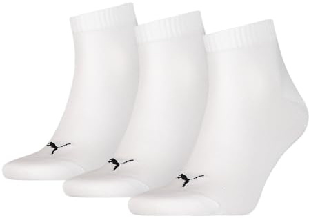 PUMA 271080001 Strumpor, 39/42 EU, Vit