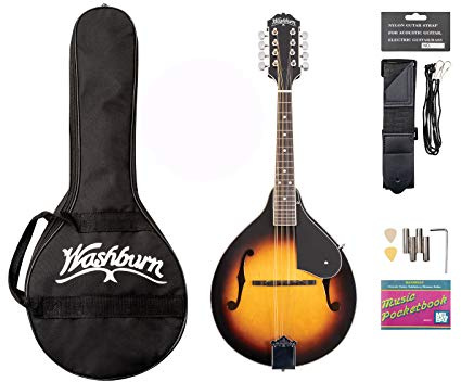 WASHBURN guitare Pack Mandoline Typ A M1 Sunburst