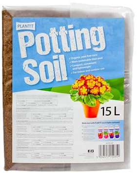PLANT!T Potting Soil - 15L- Compressed Coir Block