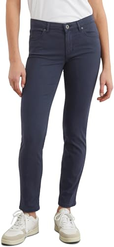 Marc OߴPolo Damen Chinohose mit Stretch-Anteil Slim Fit, Blau (Thunder Blue), 38