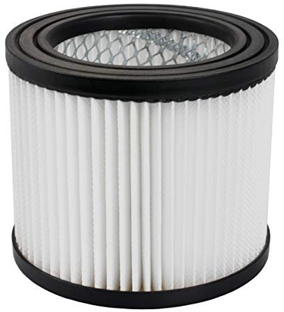 VONROC Filtro HEPA para aspiradora de ceniza, lavable, diámetro de 12 x 10,1 cm, compatible con la aspiradora de cenizas VC501AC