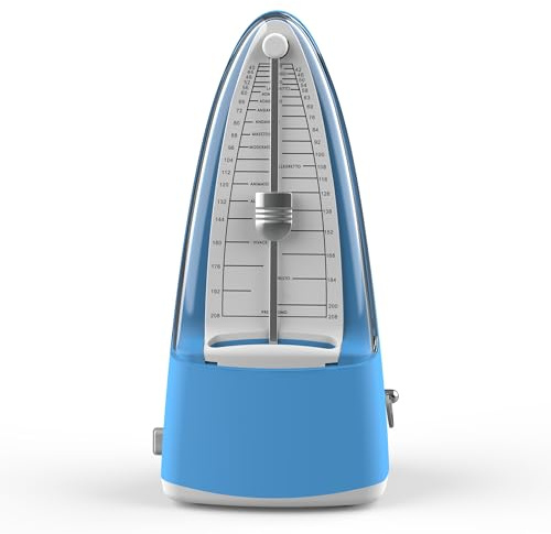 Mechanisches Metronom, Einfache Form, Genauer Takt, Klarer Klang, mit Akzentglocke, geeignet für Klavier, Geige, Ukulele, etc