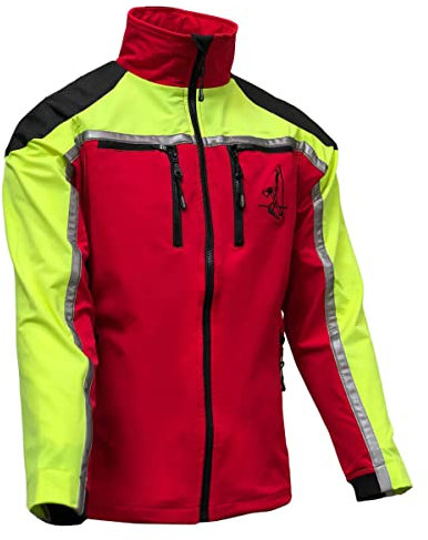 Pfanner® atmungsaktive Forest Light Jacke, Farbe:rot/gelb, Größe:3XL