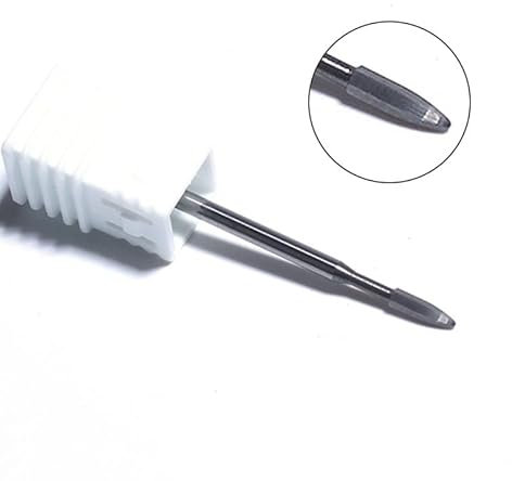 Natury Nails Fresa di sicurezza in carburo di tungsteno per tornio per unghie esagonale da 1,6 x 5,8 mm. Manicure russa, cuticole.