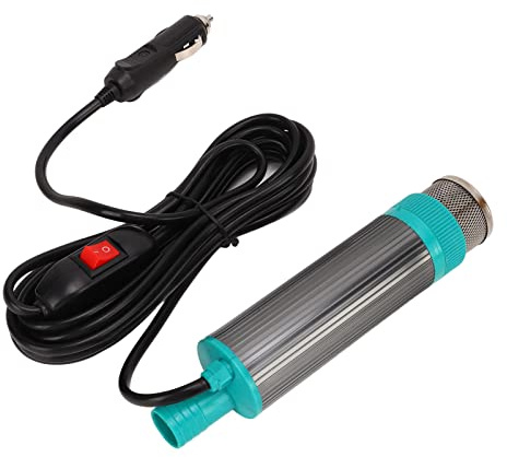 Yctze 12 V Kraftstofftransferpumpe, 12 V Transferpumpe, Aluminiumlegierung, Edelstahl, Übertragung von Wasser, Öl, Diesel, Kraftstoff