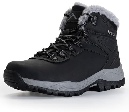 CC-Los Botas impermeables de invierno para mujer | Zapatos cálidos para caminar y hacer senderismo en la nieve | Tallas 36-42