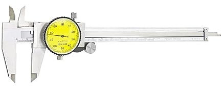 FUNTLY Uhren-messschieber 6'' 150 mm Messschieber 0,01 mm Edelstahl Nonius Messschieber Mikrometer (Color : 0-200mm)