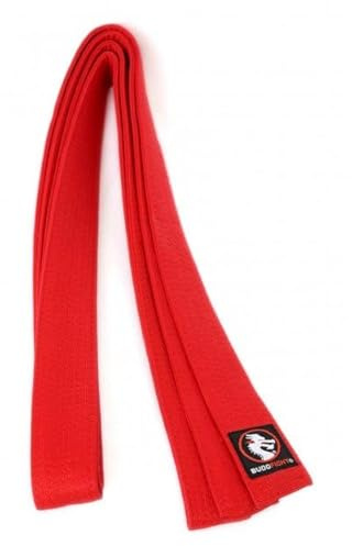 BUDOFIGHT Ceinture de Judo Rouge piquée 260 cm