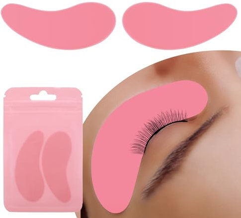 WLLHYF Almohadillas reutilizables de silicona para las pestañas debajo de los parches de los ojos, almohadillas de aislamiento para las pestañas inferiores para la laminación de la onda permanente de