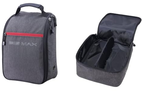 Big Max Shoe Bag - Golfschuhtasche (Storm/Charcoal/Red)