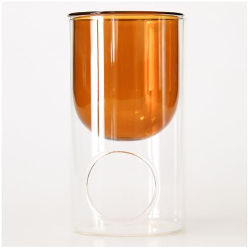 Bruciatore di oli essenziali e cera in vetro, bruciatore di oli aromatici per aromaterapia, lampada diffusore di oli essenziali, portacandele per lumini, scaldabagno per olio profumato, accessori