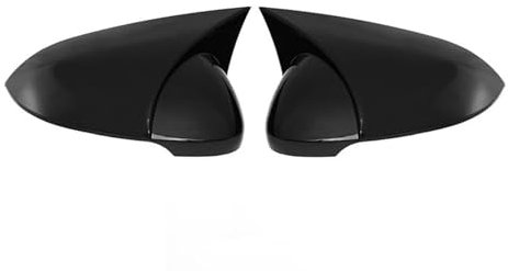Spiegelabdeckungen Ersatz Für VW Für Passat B8 2015 2016 2017 2018 2019 2020 Auto Zubehör Seite Wind Rückspiegel Abdeckung Rückansicht Cap Trim Auto Spiegelkappen(Glossy Black)