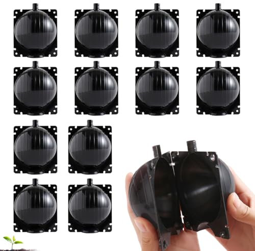 WELLXUNK 12 Piezas Dispositivo de Injerto de Plantas, Caja de Crecimiento de Raíces, Propagadores de Raíces, Bola de Propagación de Alta Presión para Cultivo/Reproducción