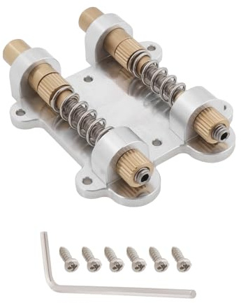 SG Store 1 Estabilizador de Trémolo de Latón para Guitarra Ajustador de Armado de Trémolo para Sistemas de Puente de Trémolo Compatible con Floyd Rose Compatible con Fender (doble)